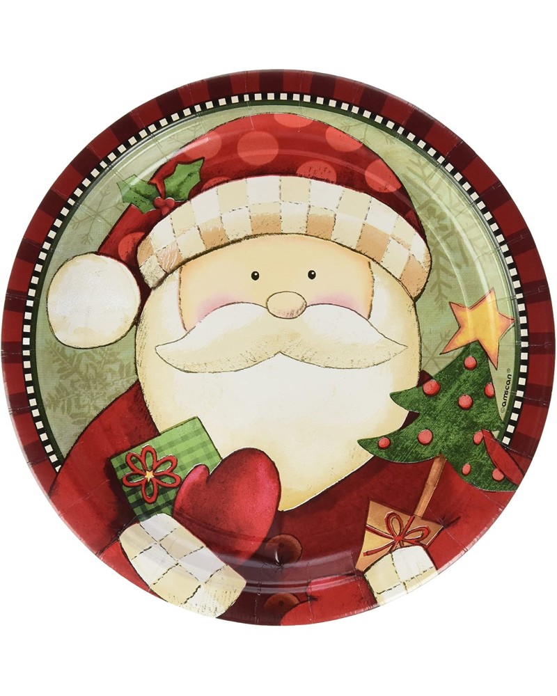 8 assiettes Noel 22.9 cm carton
