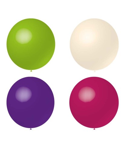 10 ballons 40 cm diamètre multicouleur