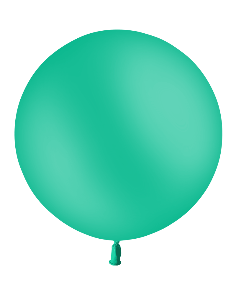 1 ballon vert menthe Standard 60 cm