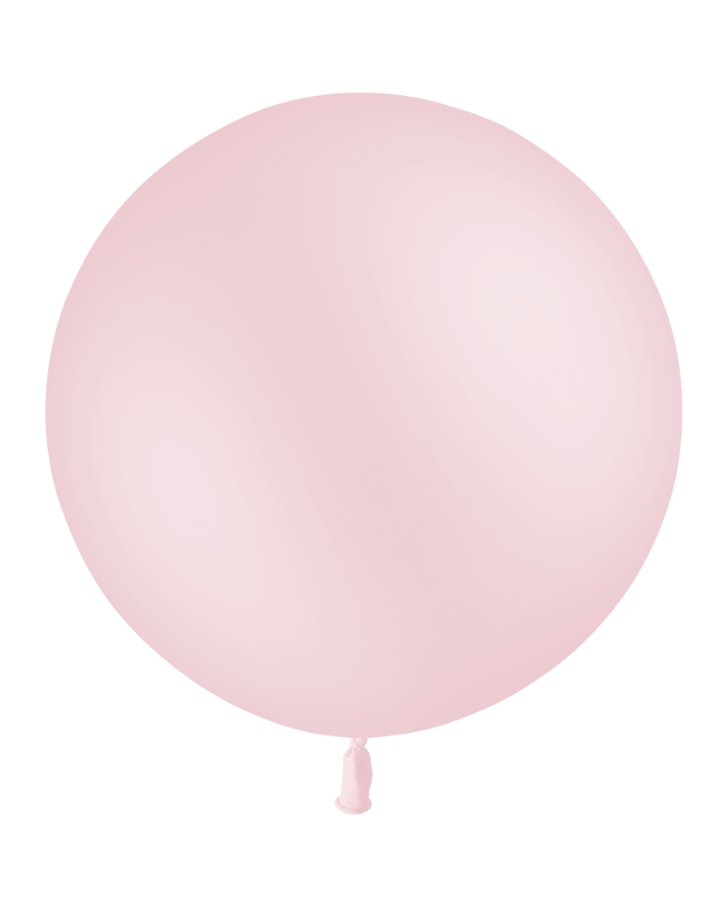 1 ballon rose pastel matte 90 cm