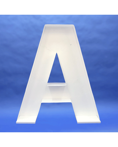 Lettre “A” 100 cm Structure Géante