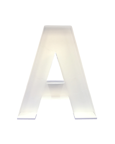 Lettre “A” 100 cm Structure Géante