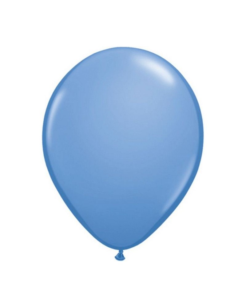 qualatex bleu (periwinkle)28 cm de diamètre en poche de 25