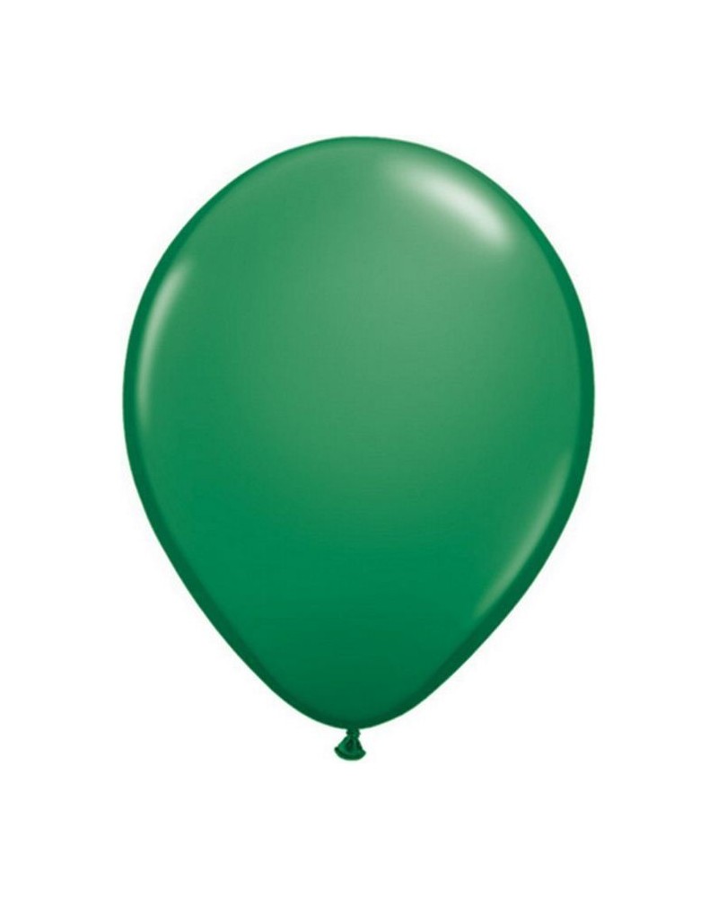 qualatex vert (green) 28 cm de diamètre en poche de 25