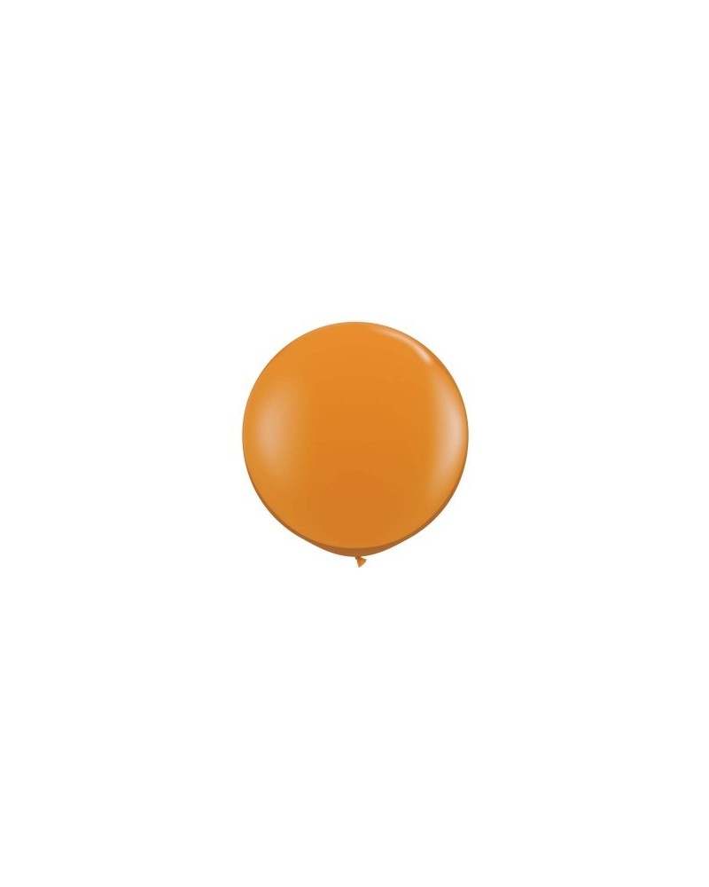 mandrine orange cristal (jewel mandarin orange) rond 90 cm de diamètre qualatex