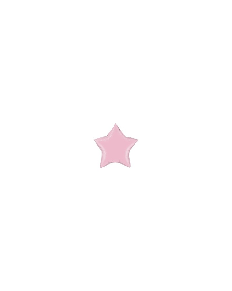 etoile mylar perlé rose 50 cm de diamètre