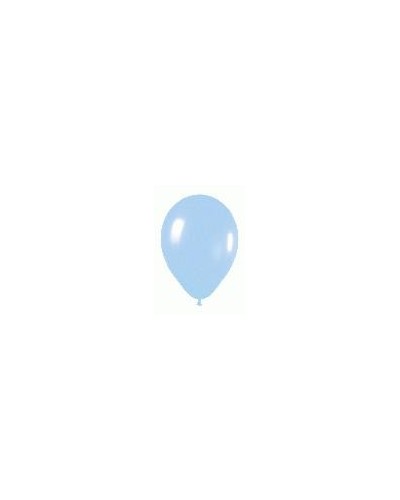 ballons baudruche bleu metalique perlé pastel 440