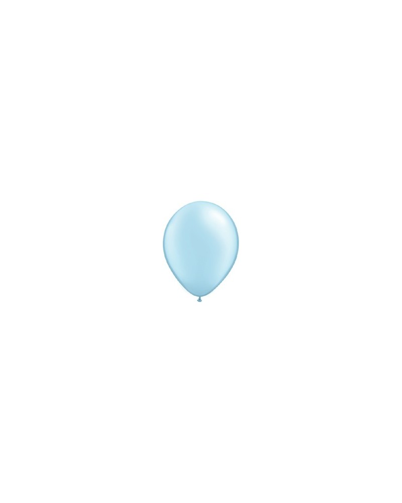 50 Ballons Pearl Light Blue 40cm