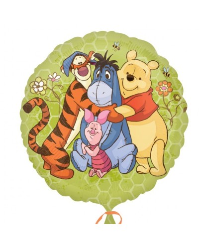Winnie et  ses amis photo de famille ballons mylar
