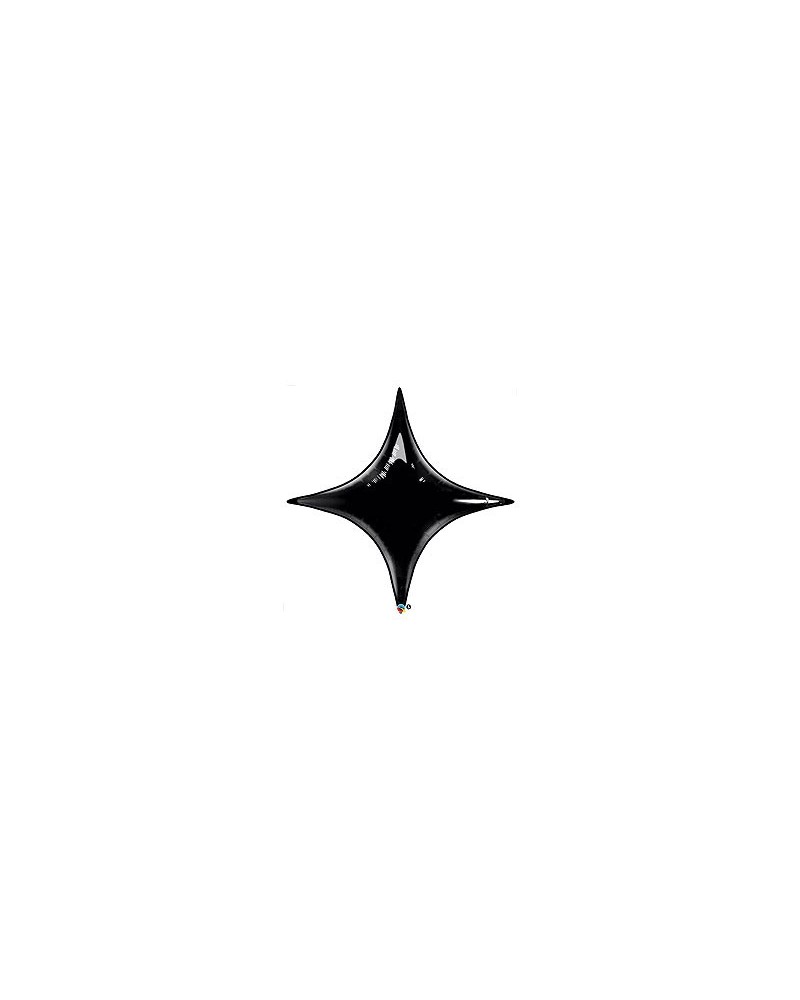 star point ballon mylar noir 50 cm