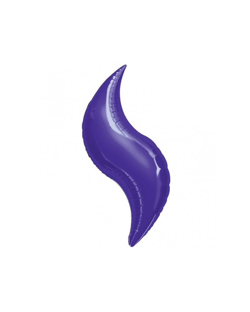 Curve ballons mylar  violet   91 CM