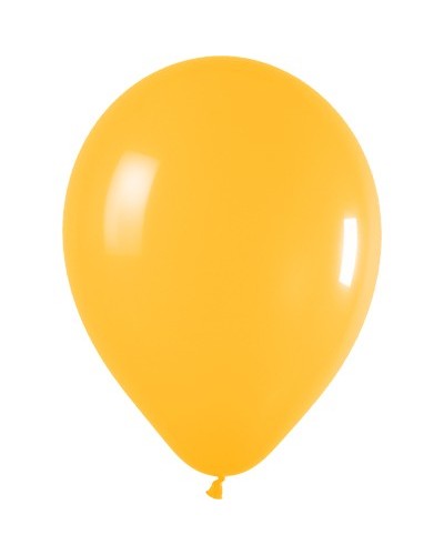 JAUNE OR ballons standard à la couleur opaque 30 cm diamètre