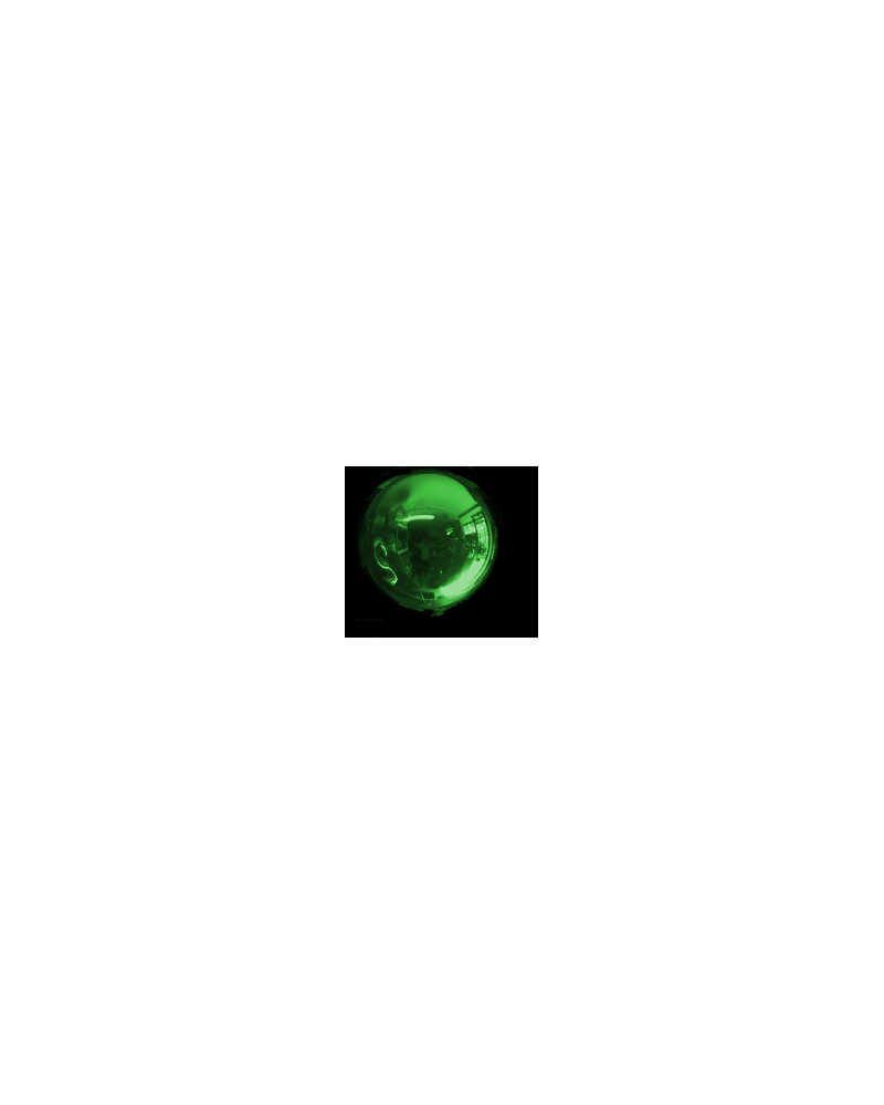 BALLON MYLAR SPHERE VERT 18 CM DE DIAMETRE