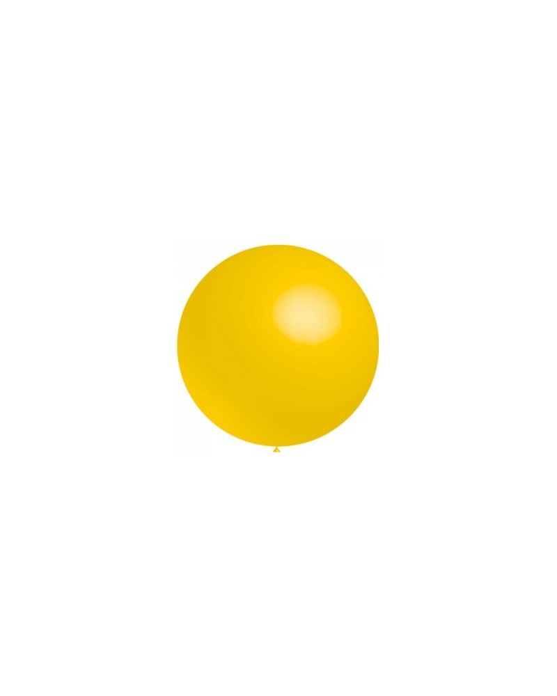 5 ballons 40 cm diamètre jaune d'or * 5
