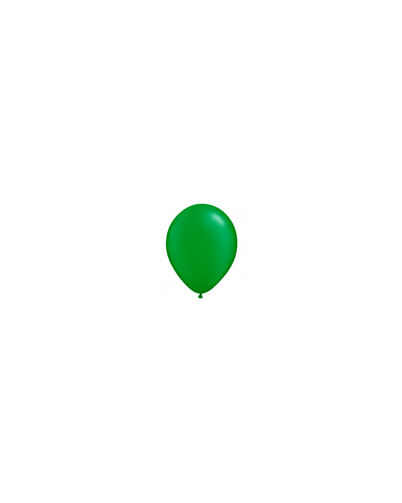  poche de 100 ballons VERT PERLE METAL 25CM DE DIAMETRE