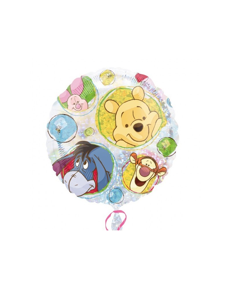 Winnie et amis portrait ballon mylar 45 cm