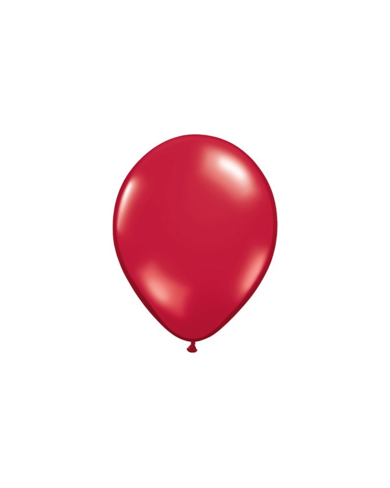 qualatex 28 cm RUBY ROUGE transparent par 25