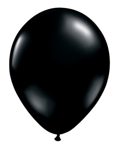 100 ballons qualatex 28 cm opaque noir