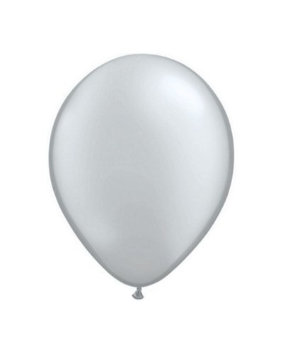 qualatex 28 cm argent poche de 100