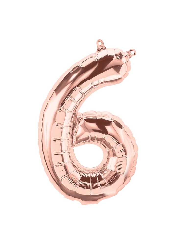 6 chiffre 41 cm rose gold