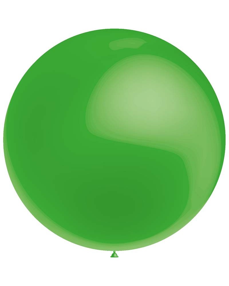 1 ballon 75cm vert claire métal ballon