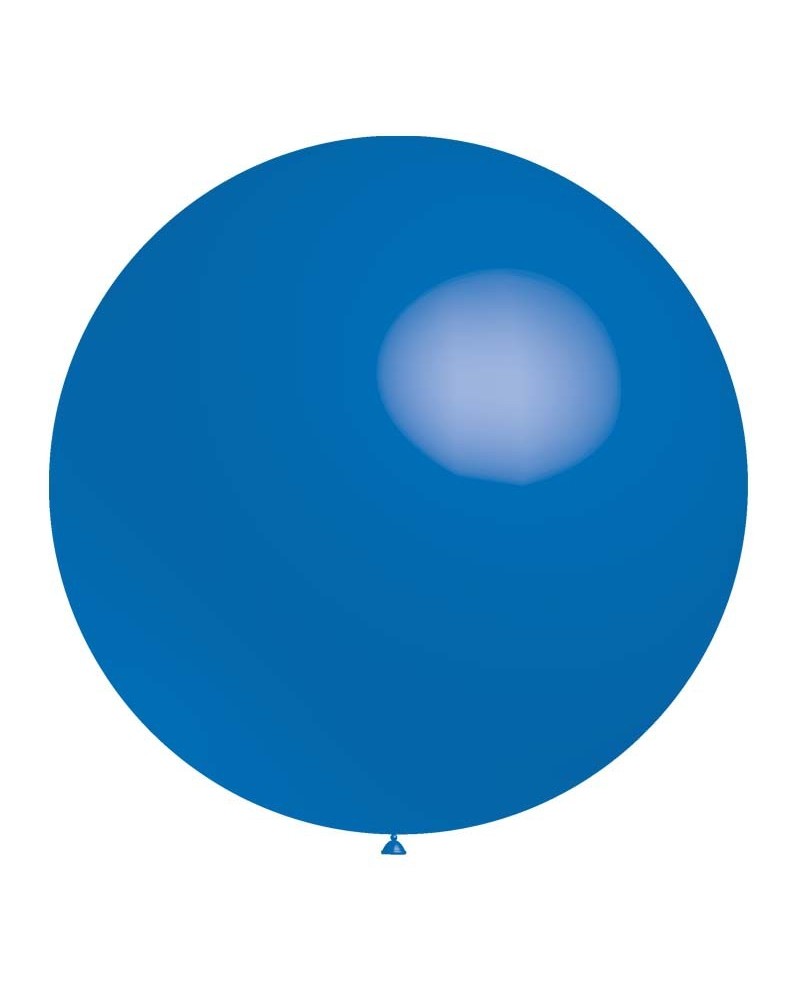 1 ballon 75cm bleu foncé métal ballon