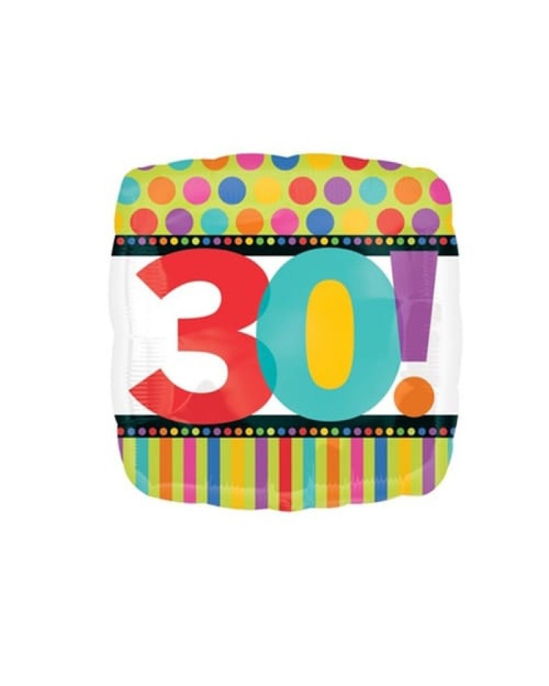30 anniversaire points et lignes
